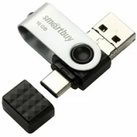 Флешка 16-GB SMART-BUY Trio 3-in-1 (USB Type-A + USB Type-C + micro USB)