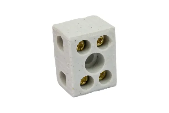 Клемма Navigator NTB-HCR 2*24 24А +350°C керамика белая 30422