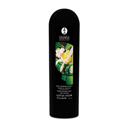 Интимный гель для пар усиливающий наслаждение Черный Лотос Shunga Lotus Noir 60мл