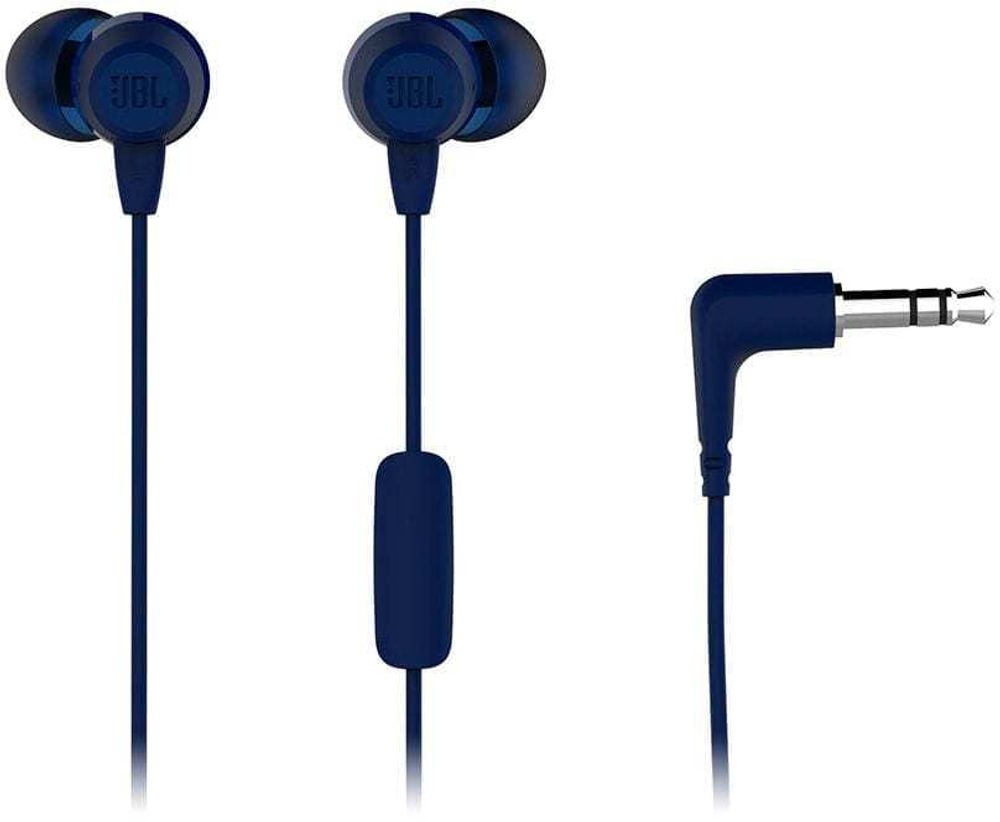 Наушники JBL C50HI Blue, внутриканальные - 2