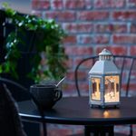 Подсвечник фонарь IKEA KRINGSYNT (КРИНГСИНТ), Белый, 21 см