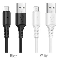 USB BOROFONE BX47 Coolway, USB - MicroUSB, 2.4А, 1 м, белый