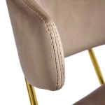 Стул Bradex Home Elle латте с золотыми ножками