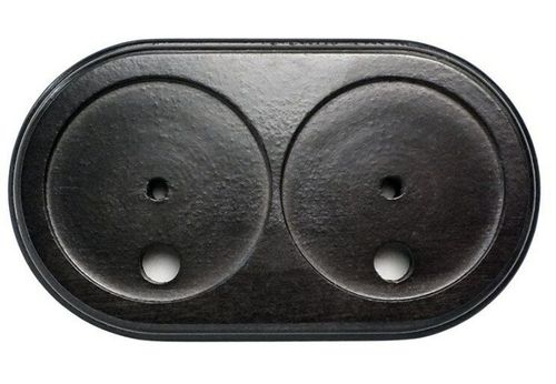 Подложка двухместная, черный, Petrucci, PE frame2bk