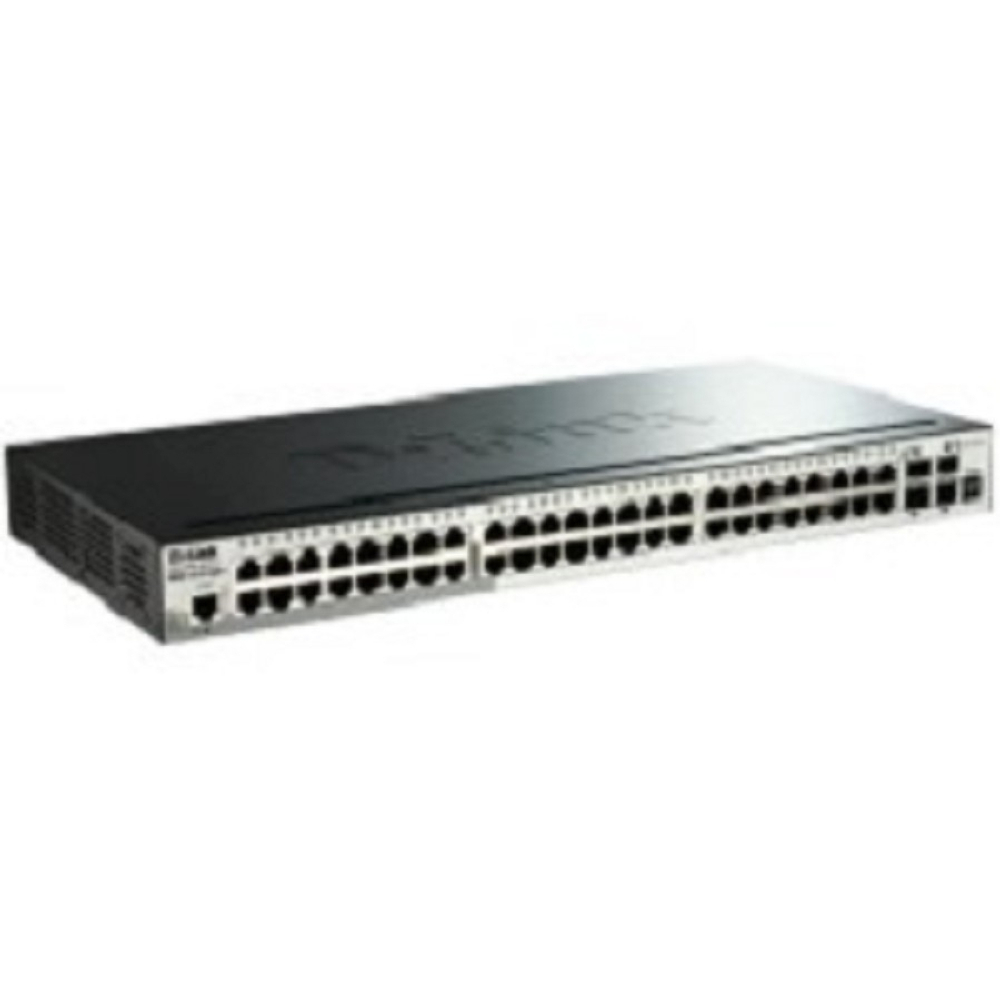 Коммутатор D-Link DGS-1510-52X / A2A PROJ Управляемый L2+ стекируемый коммутатор с 48 портами 10 / 100 / 1000Base-T и 4 портами 10GBase-X SFP+