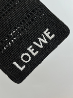 Сумка Raffia Phone Pouch, чёрный цвет — фото 4
