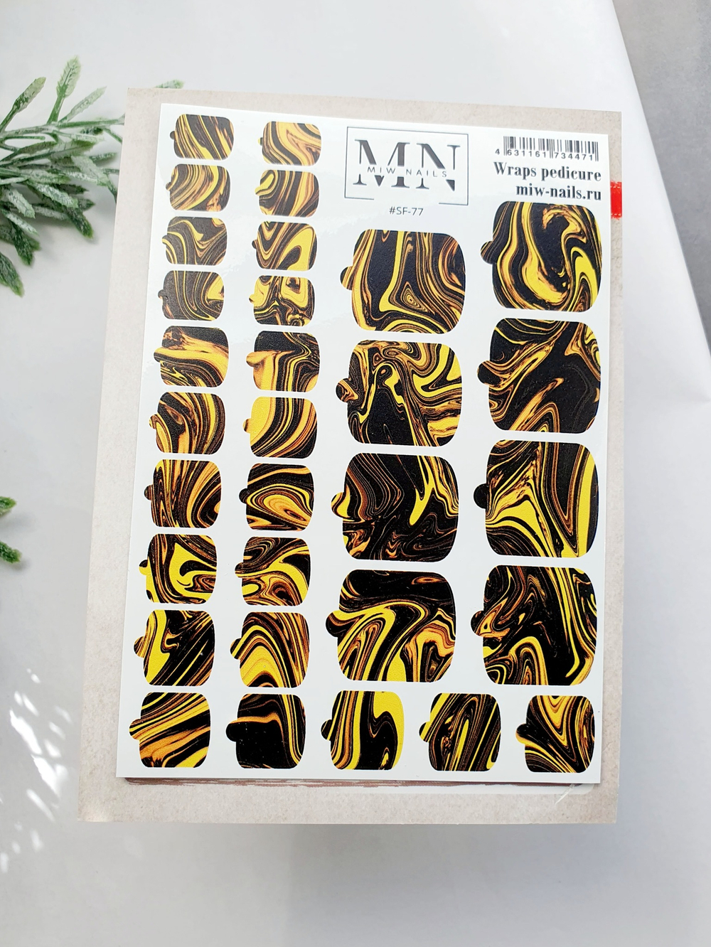 Плёнки для педикюра Wraps stickers SF-77