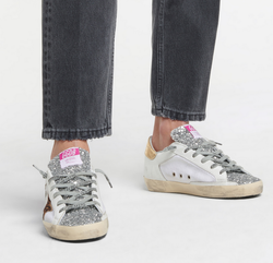 Кеды Golden Goose 'Superstar' Leather-trimmed