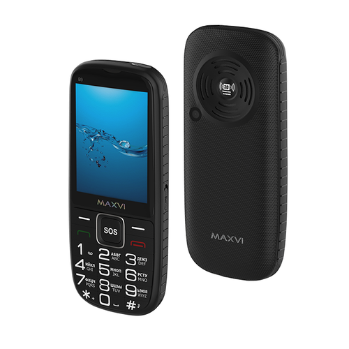 Maxvi B9 black 2 sim