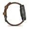 Garmin Venu 4 45 мм сланцевые смарт-часы с черным силиконовым ремешком и дополнительным коричневым кожаным ремешком