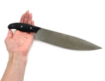 Набор кухонных ц.м. ножей, сталь 95Х18, рукоять G10, в чехлах