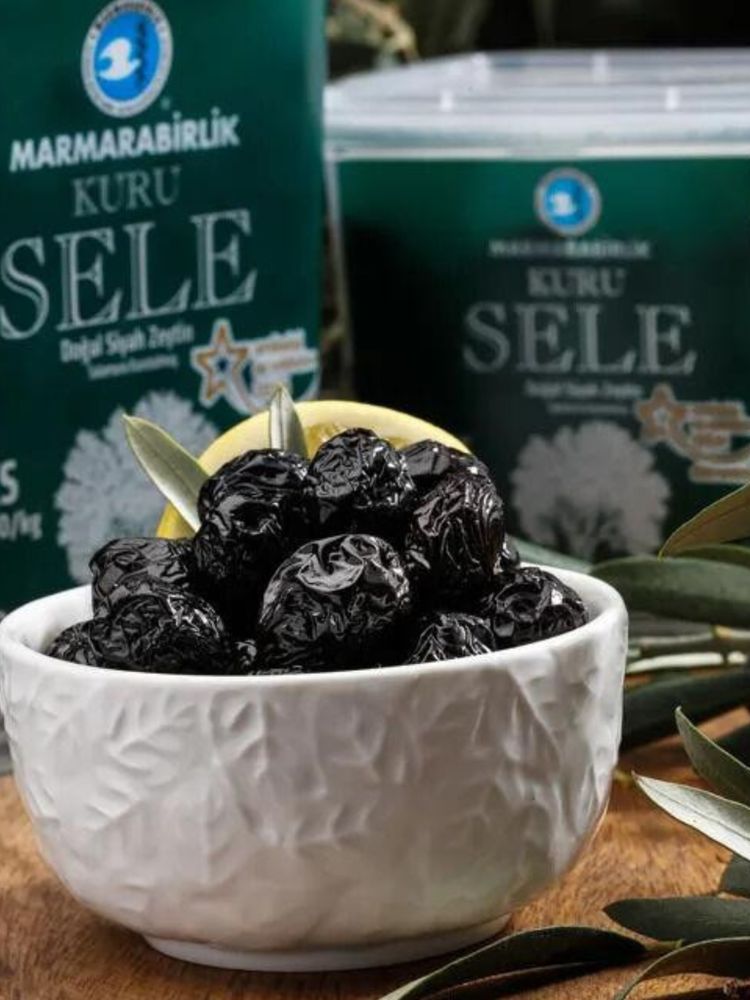 Маслины Marmarabirlik Kuru Sele 3XS вяленые 212 г