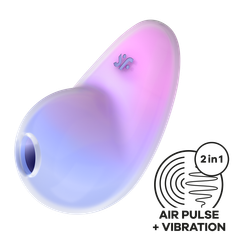 Вакуумный стимулятор клитора Satisfyer Pixie Dust, фиолетово-розовый