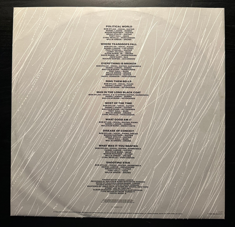 Bob Dylan - Oh Mercy (Голландия 1989г.)