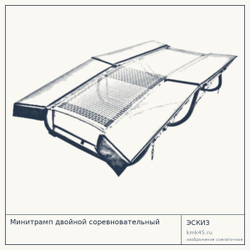 Минитрамп двойной соревновательный — от 355 000 ₽