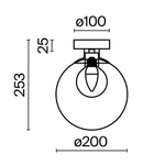 Настенный светильник Maytoni Basic form MOD521WL-01G3