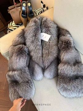 Шуба серая от Dior BP5-472758