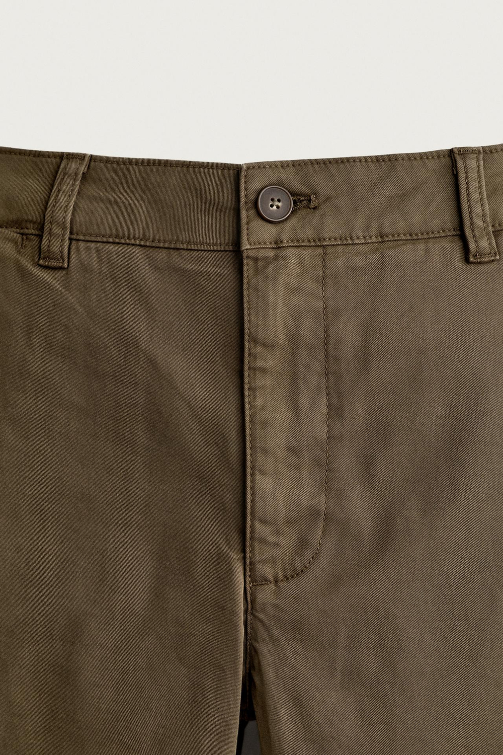 ZARA БРЮКИ ЧИНОС SLIM FIT, ХАКИ