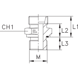 Штуцер FE DS08 14x1.5 (корпус)