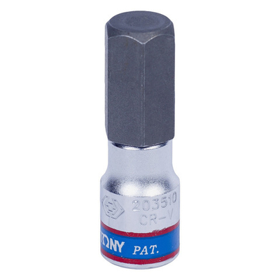 KING TONY (203510) Насадка (бита) торцевая 1/4", L = 37 мм, HEX, 10 мм