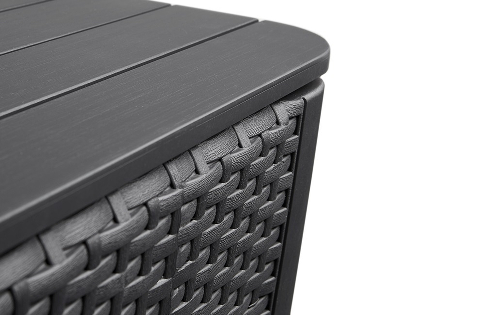 Столик - ящик под ротанг Keter Luzon Plus Flat Wicker