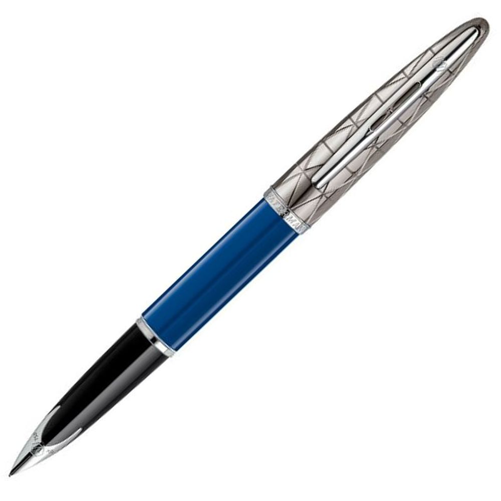 Waterman Carene Obsession Blue Lacquer/Gunmetal перо золото 18Ct F (1904558)