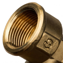 Угольник настенный Stout с креплением 20xRp 3/4"