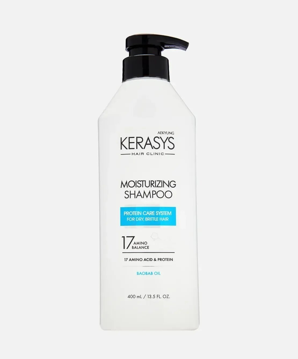 KeraSys Шампунь д/волос Увлажняющий 400мл с дозат.