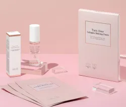 RIRE Антивозрастной набор для интенсивного увлажнения кожи с коллагеном (Turn Over Collagen Ampoule Mist 50 мл. + Патчи для лица и шеи  Turn Over Collagen Melting Patch 3 комплекта)