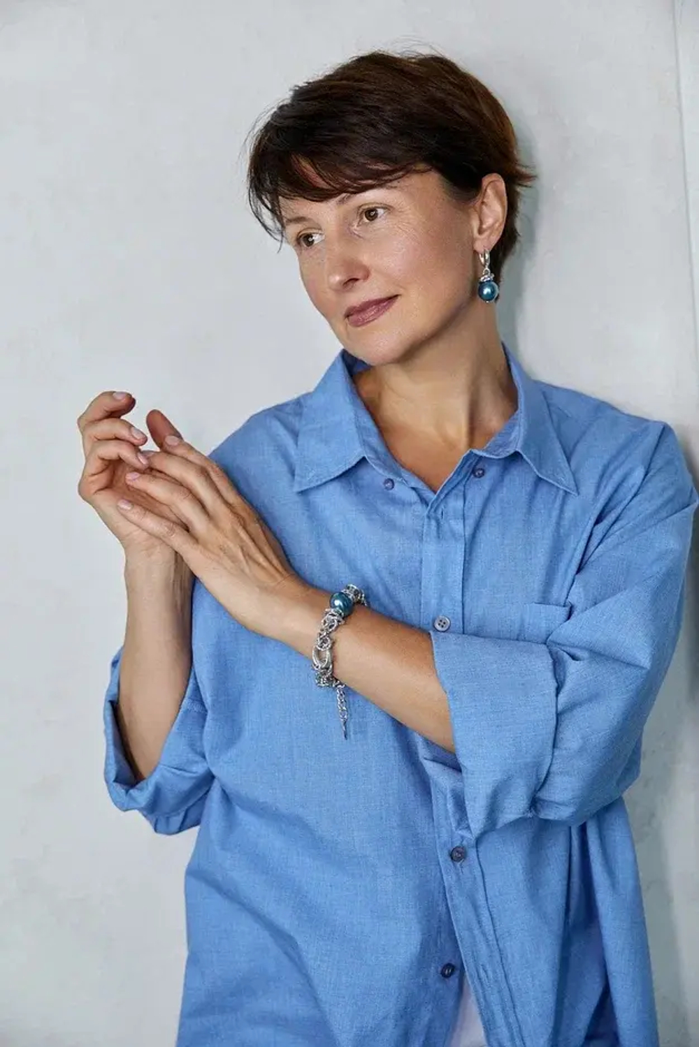 HMG 1131 S/Teal Браслет Византия арт.1290