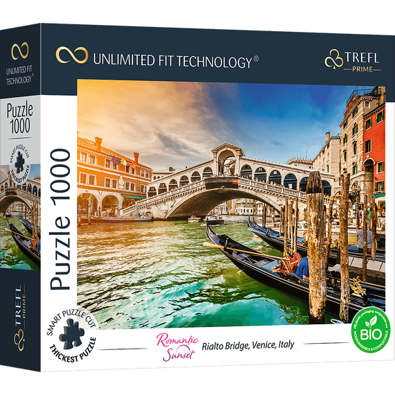 Puzzle "1000 UFT" - Rialto Bridge, Venice, Italy_FSC Mix 70%
