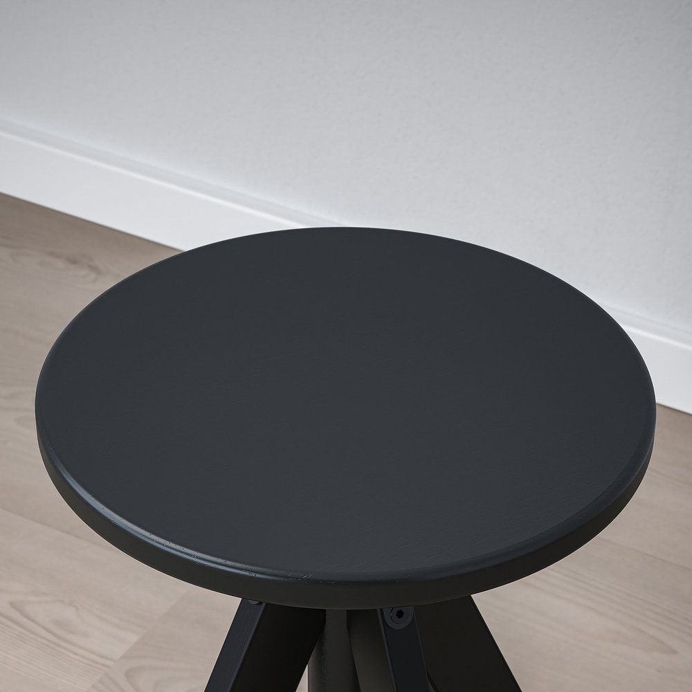 IKEA RUDSTORP  (ИКЕА РУДСТОРП)  -  Табурет - чёрный 44-55 см