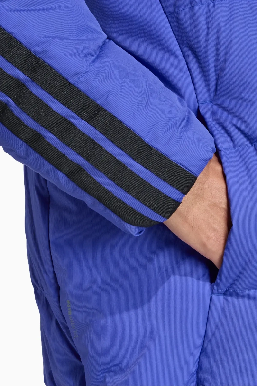 Куртка adidas Essentials 3-Stripes Puffer Down - синий
