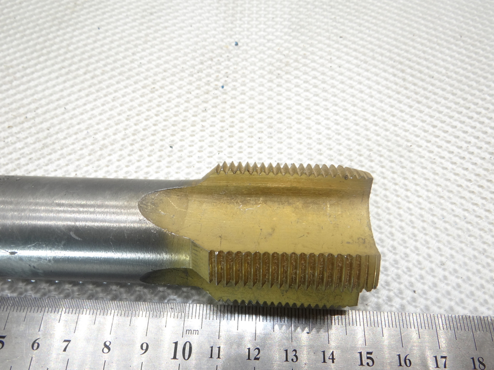 Метчик м/р правый М39×2,0 №2 HSS  2091 с напылением КиБ