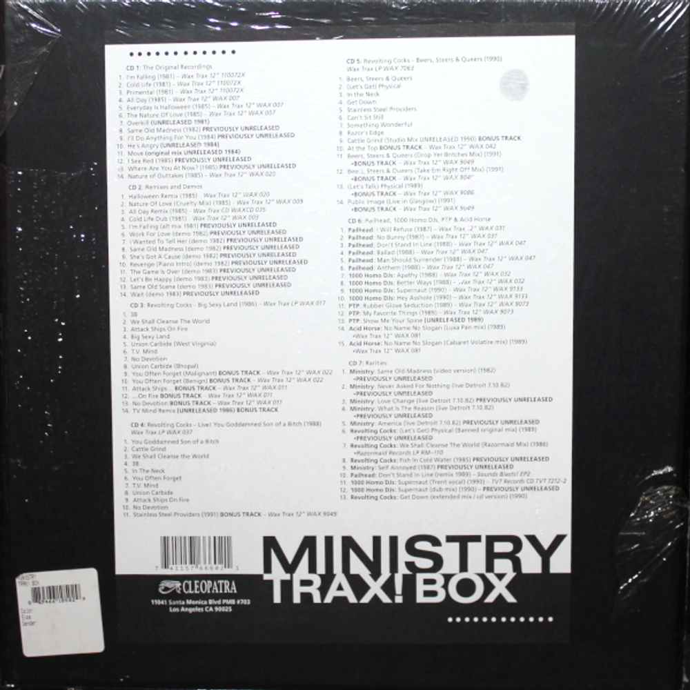 Ministry / Trax! Box (7CD+LP)
