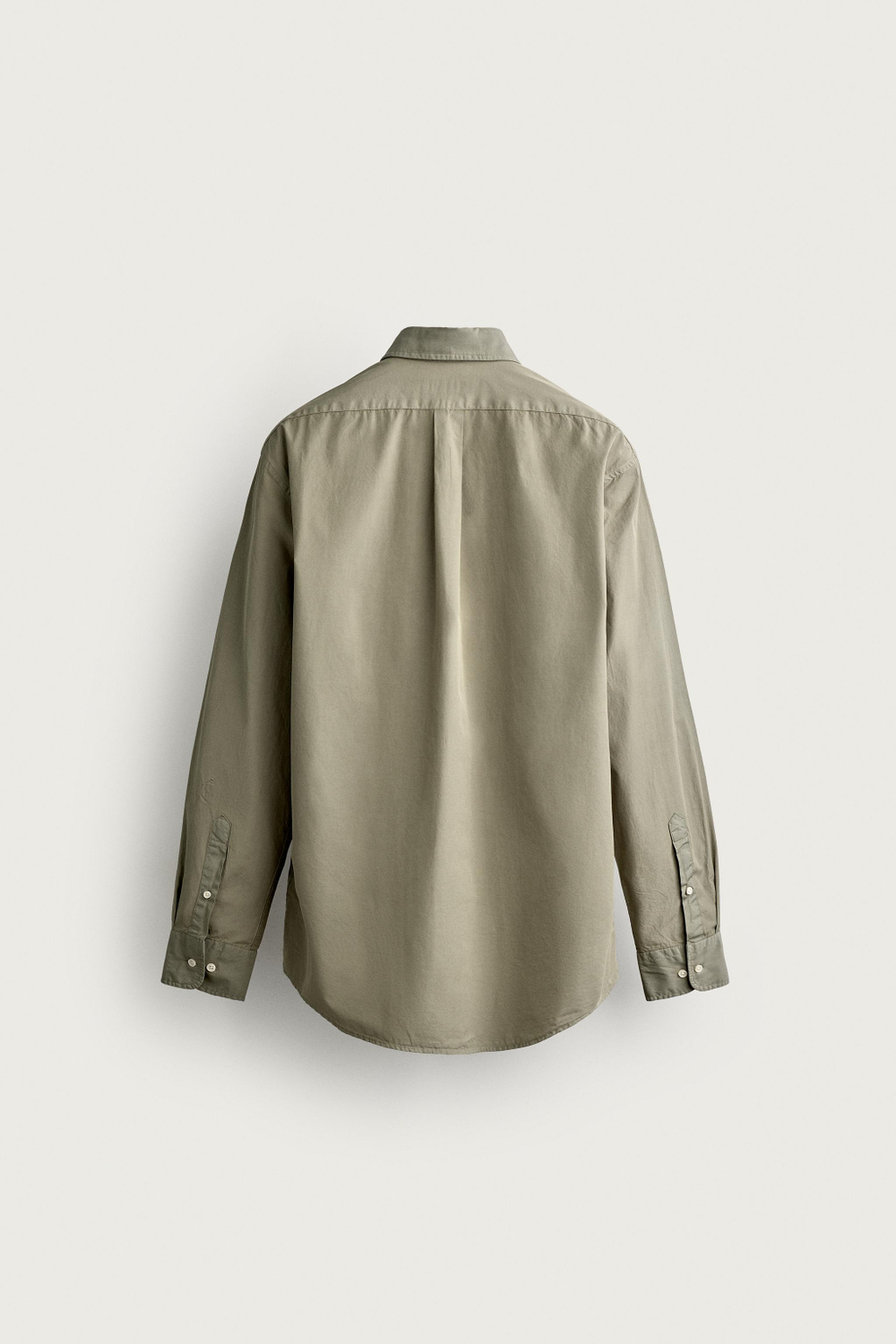 РУБАШКА ИЗ ХЛОПКА КЛАССИЧЕСКОГО КРОЯ — ZARA