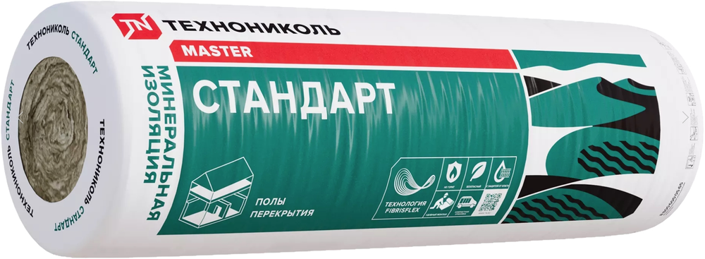 Утеплитель Стандарт (Технониколь) 6150мм×1220мм×50мм 2шт, 15м2