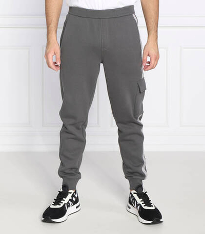 спортивные штаны logo tape CALVIN KLEIN JEANS - серый(J30J322050)