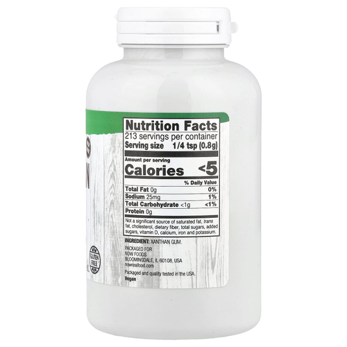 NOW Foods, ксантановая камедь в порошке, 170 г (6 унций)