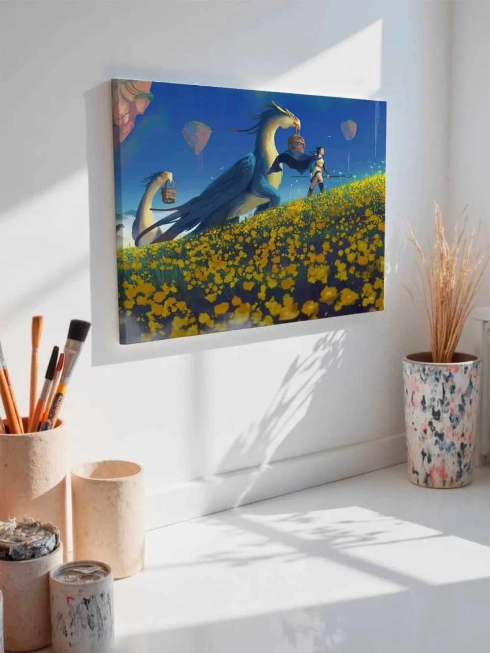 Картина на стену 40 X 50 Дракон фэнтези