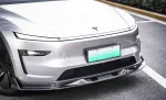 Карбоновый спойлер и губа бампера для Tesla Model Y РЕСТАЙЛИНГ 2025+ Тесла аэродинамический обвес
