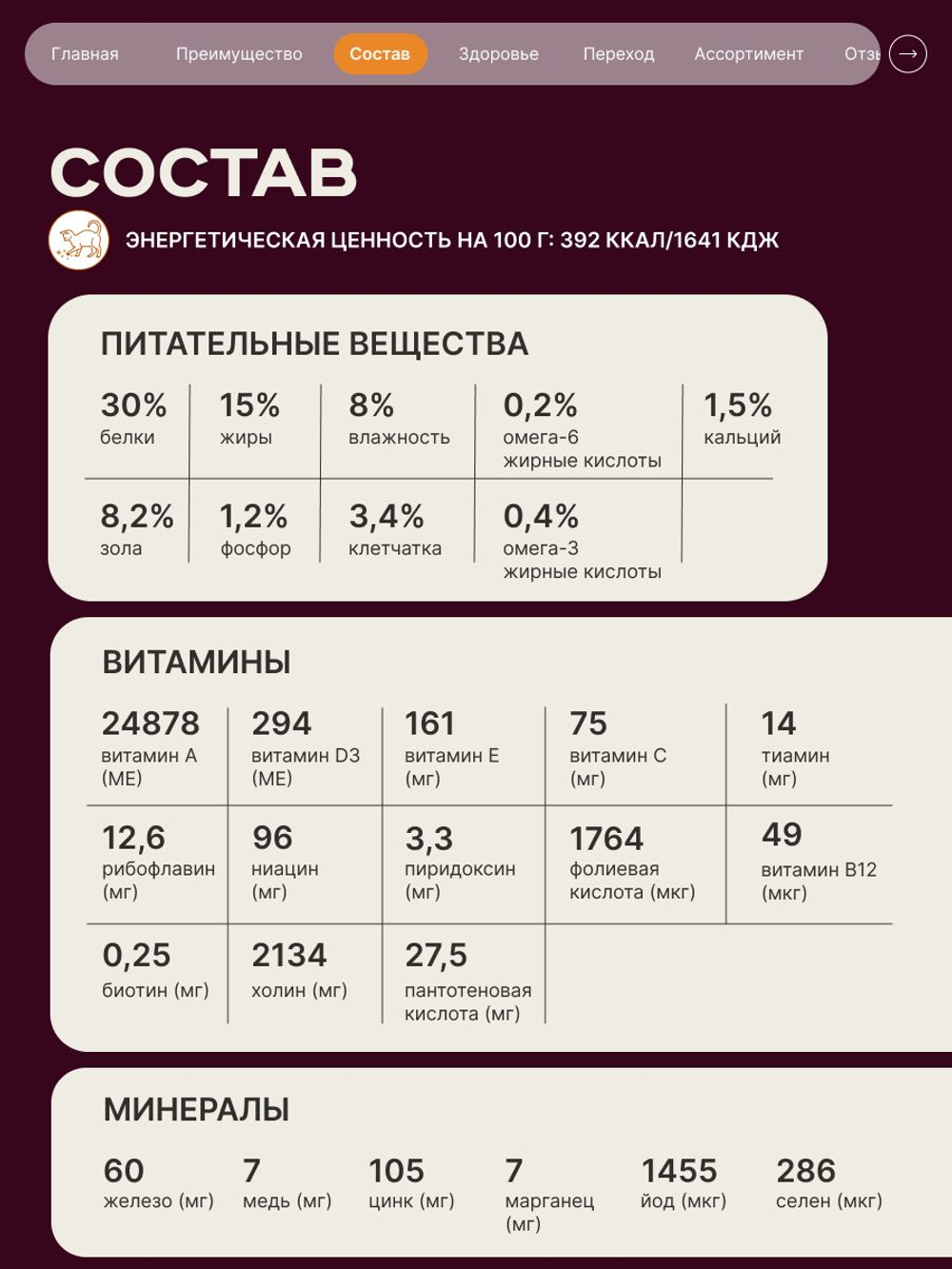 Корм сухой для кошек породы Сфинкс, с индейкой, 400 гр, QUATTRO