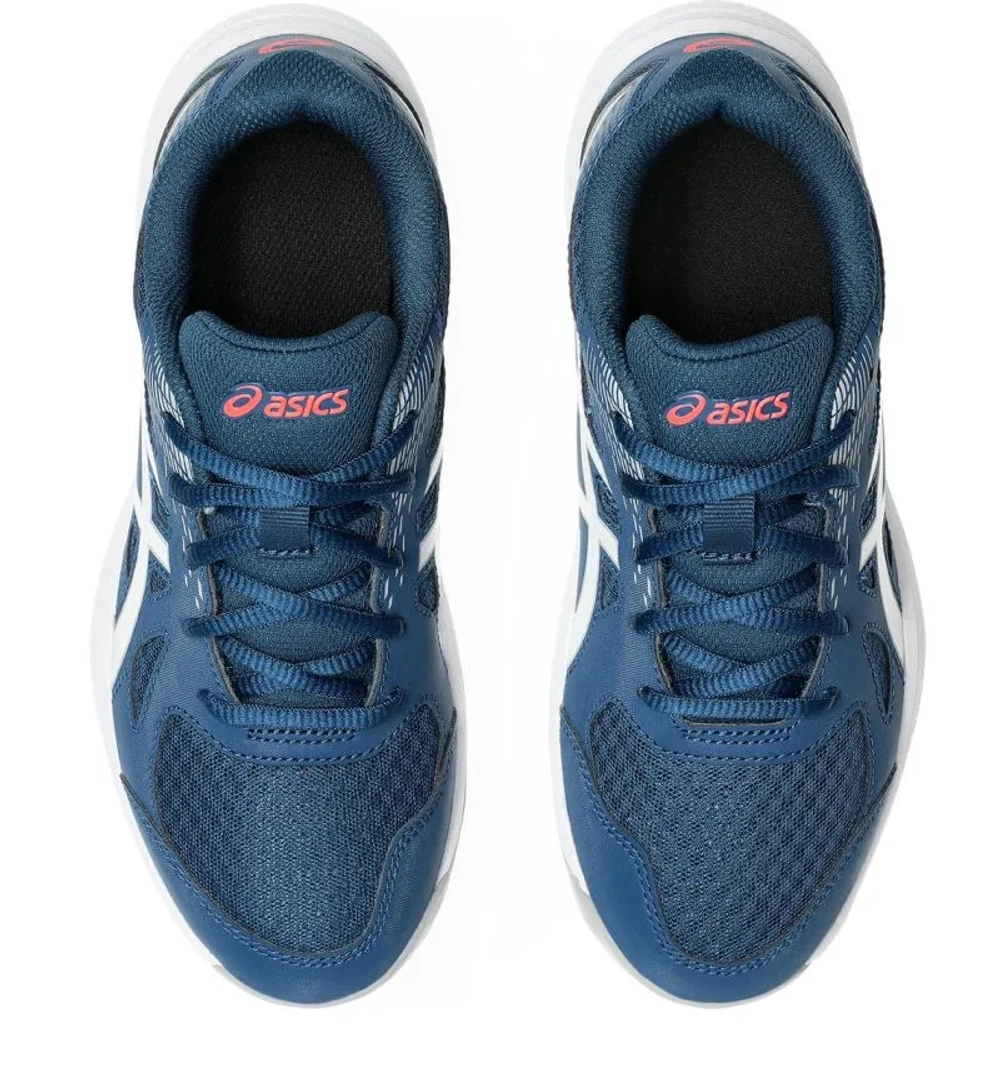 Детские теннисные кроссовки Asics Upcourt 6 GS - mako blue/white
