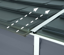 Сарай из поликарбоната Palram SkyLight Pent 4x6 grey