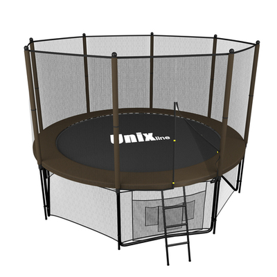 Батут UNIX line Black&Brown 10 ft (outside)
