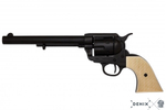 Револьвер Colt Peacemaker калибр .45, 7,5' США 1873 г., рукоять "под кость", Denix