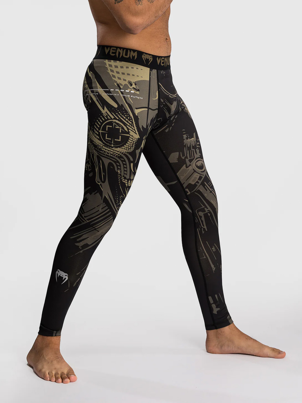 Тайтсы Venum Invader Black/Sand