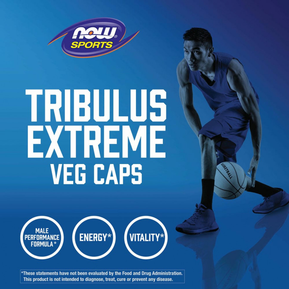 Тестобустер NOW Tribulus Extreme 90 капсул