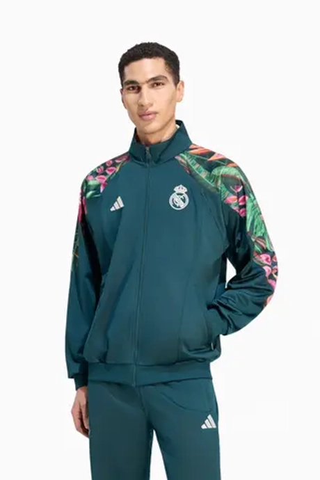 Кофта adidas Real Madrid x FARM Rio 26/27 Track - зеленый