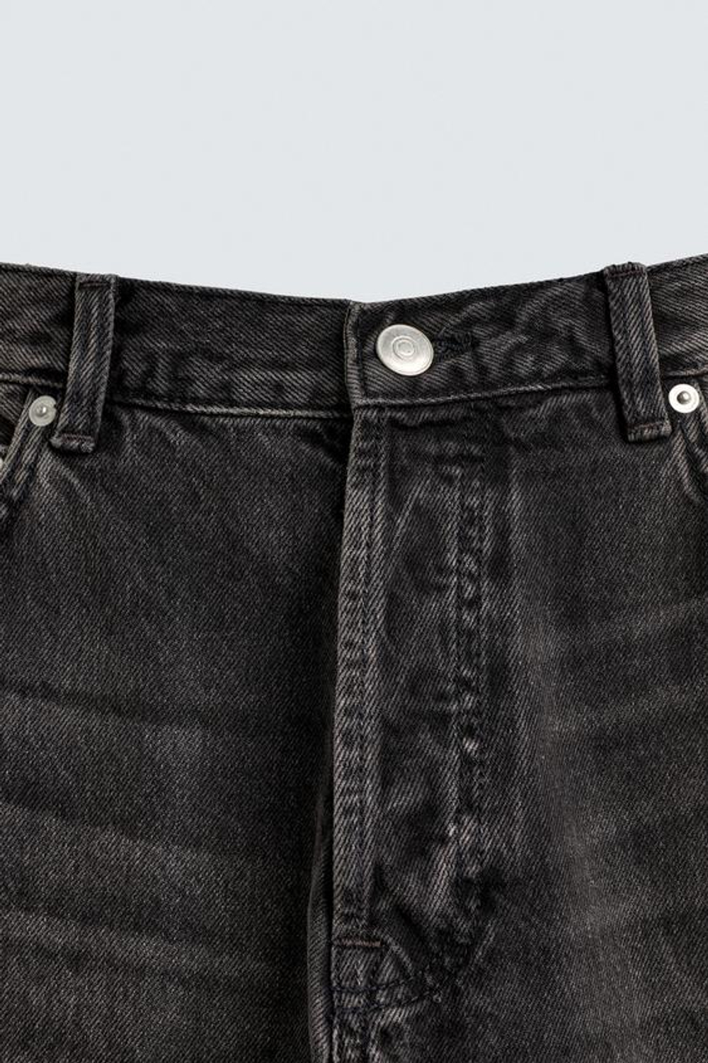 ZARA ДЖИНСЫ STRAIGHT FIT, УГОЛЬНЫЙ